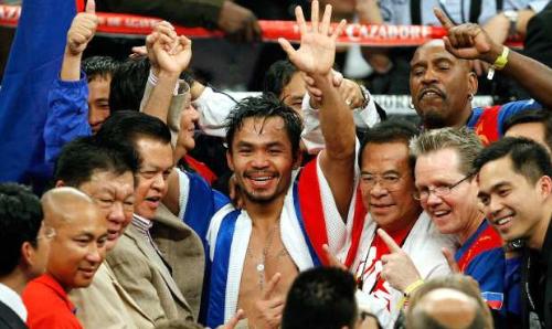 Manny Pacquiao home burglars caught in the act, authorities say